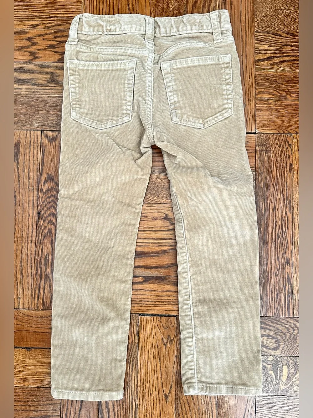 Boys 4T Corduroy Pants in Light Khaki - Classic Straight Fit